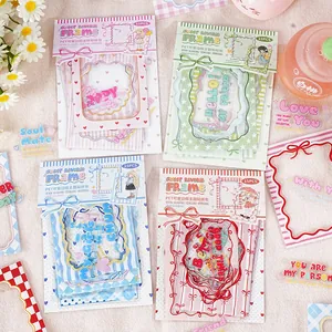 Etori Sweet Reverie Series PET Decorative Border Stickers Waterproof Transparent Cartoon Girl DIY Planner Scrapbooking Stickers Pack