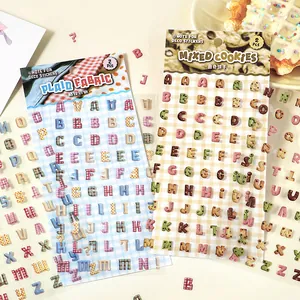 NOTE FOR Realistische Traumland Serie Englische Alphabet PET Aufkleber DIY Scrapbooking Dekorative Tagebuch Aufkleber
