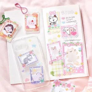 NOTE FOR PET cute pixel art frame stickers for DIY journaling and phone case decoration