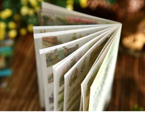 Close-up macro view of retro die-cut sticker book pages for DIY scrapbooking decor