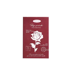 Autocollants de roses vintage Morandi Garden Series dans une boîte décorative rétro