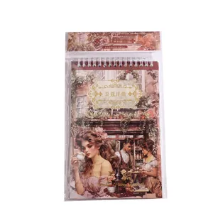 Vintage nostalgic poetry series sticker book for journaling and scrapbooking diy crafts
