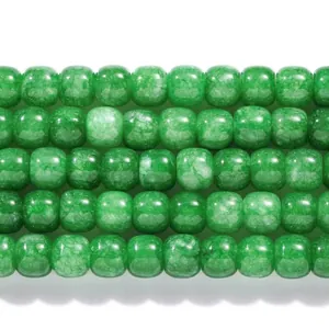10x8mm green natural amazonite jade barrel beads strands for DIY jewelry making