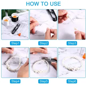 Tutorial detallado paso a paso para hacer una pulsera de perlas DIY con cordón elástico