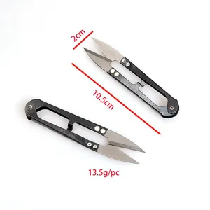Tagliafilo compatto a forma di U in acciaio inossidabile per cucito e ricamo DIY