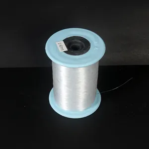0.40mm transparent non-elastic crystal line for DIY jewelry making on blue spool