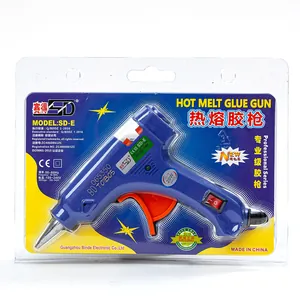 Profi 20W Heißklebepistole für DIY-Bastelarbeiten in der Einzelhandelsverpackung.
