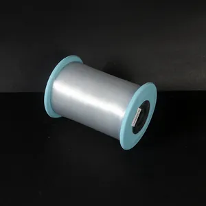 Large spool of transparent 0.30mm non-elastic beading wire for DIY jewelry making