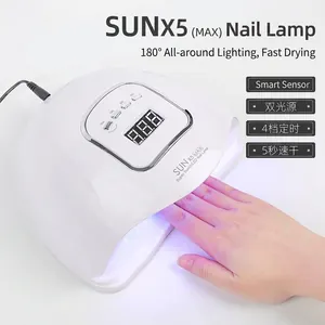 Professional UV LED Nail Lamp Fast Drying Nail Dryer With Timer Settings LCD Display Smart Sensor Nail Polish Curing Light For Manicure Salon Home DIY