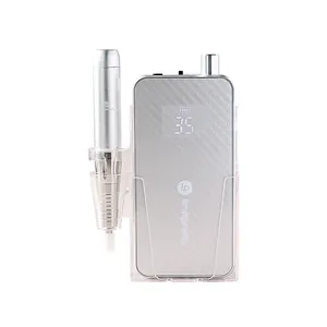 Professional portable brushless nail drill machine with digital speed display and logo