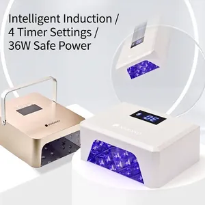 NAKANO Portable Professional UV LED Nail Lamp 36W Rechargeable Induction Nail Dryer With LCD Display For Manicure Salon