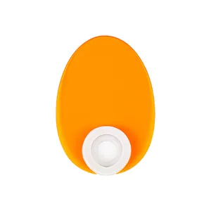 Orange oval light blocking plate for nail art lamps, eye protection shading tool