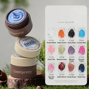 Nail Art Oil Painting Gel 3D Relief Texture Non-Wash Glossy DIY Manicure Polish For Women Artistic Professional Salon DIY