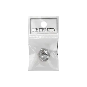 Fonkelende heldere K9 kristallen nail art steentjes in professionele hangverpakking