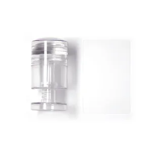 Professionelles Teleskop-Silikon-Nagelstempel-Set mit Schaber für French Manicure