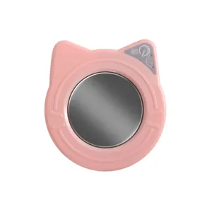 Pink cat-shaped electric heating pad for cup and nail polish gel with 55°C constant temperature