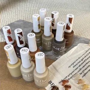 Solution de Teinture Aquarelle pour Nail Art Flacon en Verre Dépoli Liquide Estompage Marbre pour Salon Professionnel Manucure Style Maillard