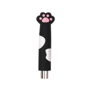 Cute cat paw nail art magnet tool for cat eye gel polish effects
