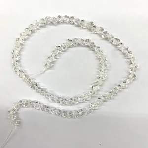 Heldere natuurlijke Braziliaanse bergkristallen vierkante kralen voor DIY sieraden.