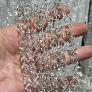 Hoogwaardige natuurlijke Braziliaanse bergkristal kubusvormige kralen voor DIY sieraden