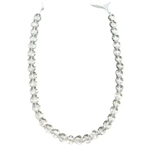 Perles en quartz blanc naturel du Brésil en forme de cœur pour la création de bijoux