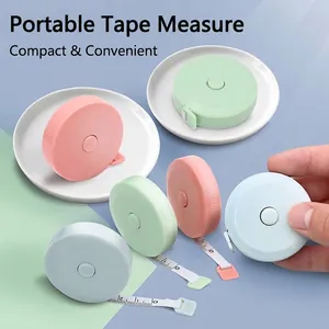 Mètre Ruban Souple Rétractable Portable Pour Couture Artisanat Outil de Mesure Mini Règle en Plastique Couleur Macaron Mesureur Flexible Polyvalent
