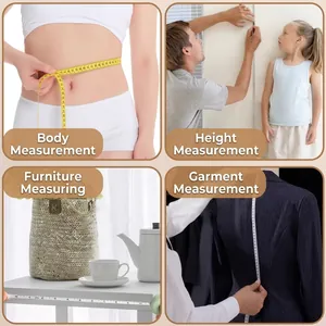 Ruban à mesurer souple portable pour le corps la taille les meubles et les vêtements