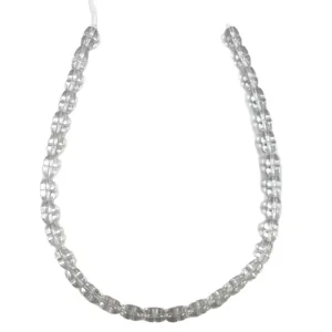 Perles en cristal blanc naturel du Brésil 8x12mm pour la création de bijoux artisanaux DIY
