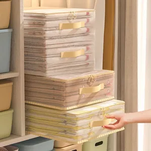 Sacs de rangement en maille pour literie, grande capacité avec fenêtre de vue claire