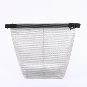 Bolsa de almacenamiento impermeable transparente con cierre de hebilla