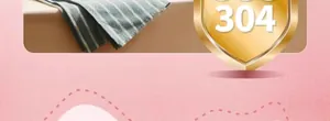Détail de la plaque en acier inoxydable 304 sur une mini sorbetière à yaourt glacé