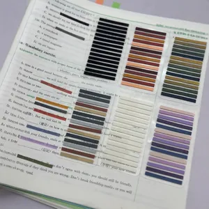 Transparent PET Ultra-Thin Index Stickers Waterproof Writable Multicolor Page Markers For Notebook Office School Supplies
