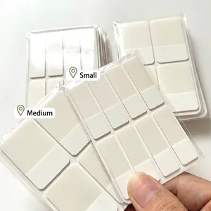 Translucent White PET Index Tabs Matte Self Adhesive Sticky Notes For Card Packaging Document Classification Office School Supplies