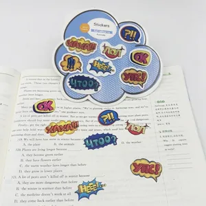 PET Cartoon Dier Plaknotities Set Zelfklevende Translucente Index Tabs Memo Planner Stickers Voor Studenten School Kantoorbenodigdheden