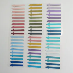 Variety pack of Morandi colored arrow index stickers and transparent sticky page markers