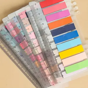100-color Morandi waterproof index tabs and fluorescent sticky notes for reading markers