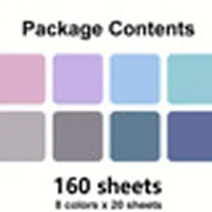 Ensemble de notes autocollantes Morandi comprenant 8 couleurs vives et 160 feuilles d'index