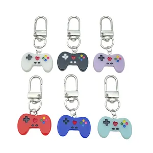 6er-Set bunte Mini-Spielcontroller-Schlüsselanhänger für Rucksäcke und Autos