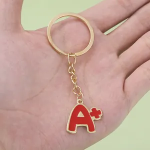 Akademischer Motivierender Schlüsselanhänger Legierung Emaille A+ 100 Punkte Absolventenmütze Diplom Schüler Schultaschenanhänger Erfolg Geschenk