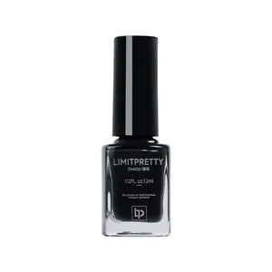 Professional black nail blooming liquid for marble gradient effect nail art 12ml bottle