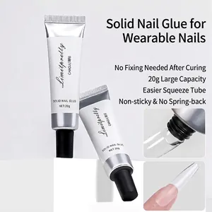 Stevige Nagellijm Voor Kunstnagels Transparante Sterke Lijm Nail Art Gel Langdurige Stevige Lijm
