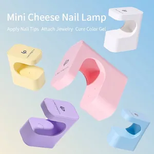 Mini Tragbare UV LED Nagellampe ABS PC Wiederaufladbarer Nageltrockner Für Gelnägel C-Form Schnelltrocknende Lichthärtungsgerät Reise Zuhause