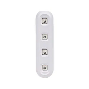 Portable mini UV LED nail lamp for quick-drying gel polish with 4 LED beads
