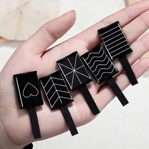 Professional Square Cat Eye Magnet Nail Art Tool For UV Gel Polish Strong Magnetic Flower Heart Wave Pattern Manicure Styling Stick