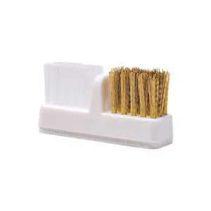 Brosse de nettoyage professionnelle pour embouts de ponceuse à ongles avec fils d'acier