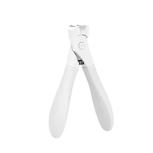 Professional high hardness stainless steel nail nipper with wide opening for thick nails