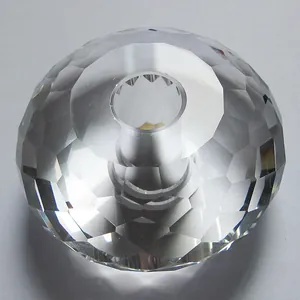 Faceted White Crystal Abacus Beads Clear Glass Lighting Accessory Parts For Chandelier Pendant Lamp DIY Home Decor