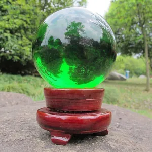 10cm K9 Color Crystal Ball Ornament For Desktop Office Home Decoration Photography Prop Healing Feng Shui Sphere Without Base