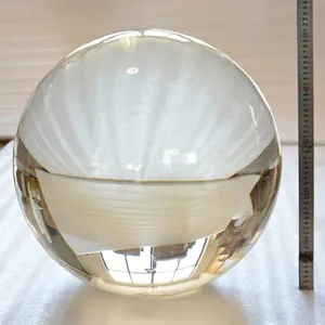 Gran bola de cristal transparente para fotografía profesional y decoración de hogar