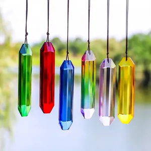 Kristall Sonnenfänger Prisma Regenbogenmacher Hängende Ornament Für Fenster Garten Outdoor Indoor Home Dekoration Fotografie Requisite